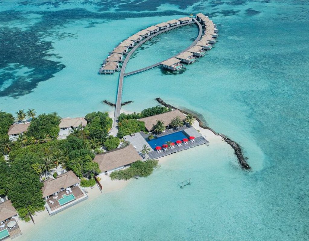 Aerial of Noku Maldives