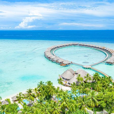 Sun Siyam Vilu Reef - Aerial View